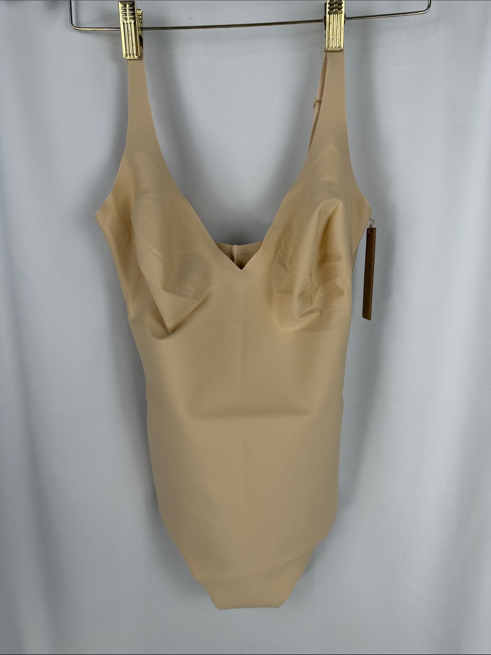 SKIMS Sculpting Nude V-Neck Bodysuit
